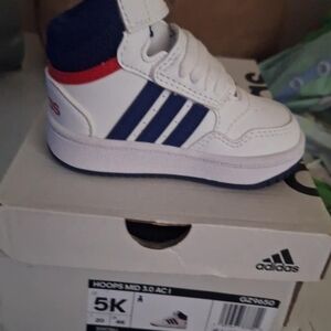 Adidas Kids' Sneakers - White and Navy